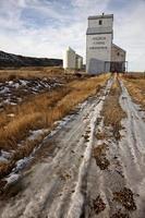 elevador de granos cerca de drumheller foto