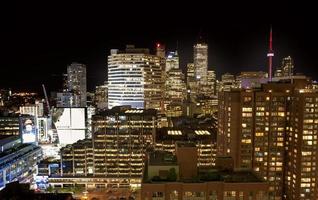 Toronto Skyline from rooftop photo