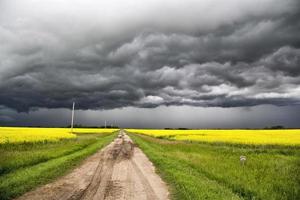 nubes de tormenta saskatchewan foto