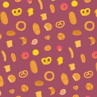 Bakery pattern. Vector. Characters with legs. Ornament for the site. Delivery of fresh bakery and confectionery. Pattern for paper and packaging. Bakery and shop. vector