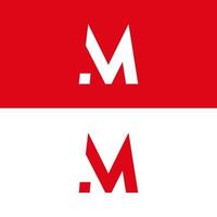 letter M logo design template element. vector logotype