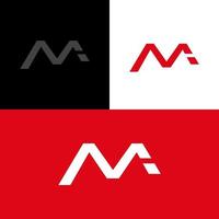 letter M logo design template element. vector logotype