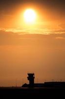 Sunset Orange Sillouette photo