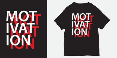 Camiseta corta con eslogan de motivación vector