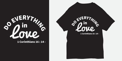 palabras inspiradoras de la biblia para la impresión de camisetas vector