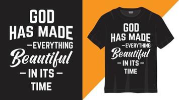 Spiritual motivational quote lettering design for t shirt vector