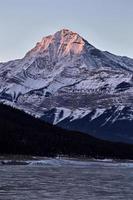 Rocky Mountains in Winter Canada photo