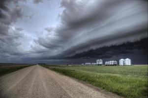 nubes de tormenta saskatchewan foto