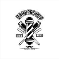 Vintage Barber Shop logo Template.eps vector