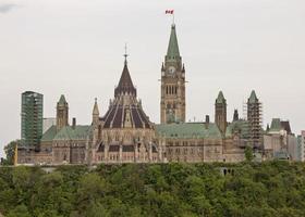 edificio del parlamento ottawa canadá foto