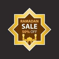 Ramadan sale designs with 50 percent discount. designs for banner templates vector