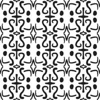 Seamless abstract geometric hand drawn pattern. vector