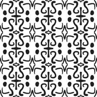 Seamless abstract geometric hand drawn pattern. vector