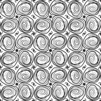 Seamless abstract geometric hand drawn pattern. vector