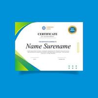 Certificate Template vector design stock vector