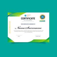 Certificate Template vector design stock vector