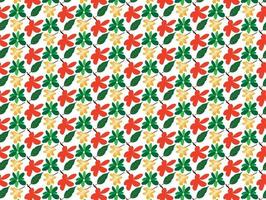 Hand Painted Floral Pattern Design vector