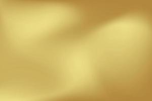 Gold abstract blurred gradient background. Vector illustration.