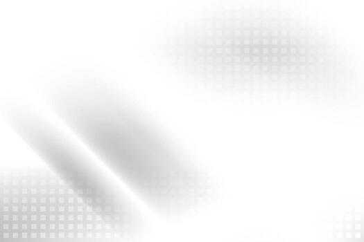 Abstract white and gray gradient background with geometric shape. Vector illustration.