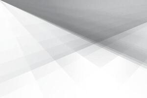 Abstract white and gray gradient background with geometric shape. Vector illustration.