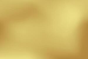 Gold abstract blurred gradient background. Vector illustration.