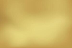 Gold abstract blurred gradient background. Vector illustration.