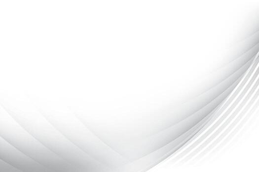 Abstract white and gray gradient background with geometric shape. Vector illustration.