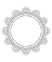 Creative Mandala Design and Hena Design vector