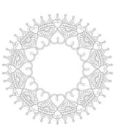 Creative Mandala Design and Hena Design vector