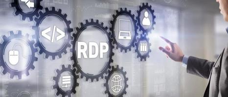 RDP Remote Desktop Protocol. Terminal Services photo