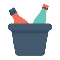 Wine Bucket Concepts vector