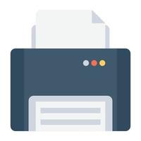 Trendy Printer Concepts vector