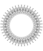 Creative Mandala Design and Hena Design vector