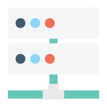 Trend Database Concepts vector