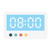 conceptos de reloj digital vector