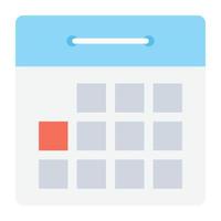 conceptos de calendario de moda vector