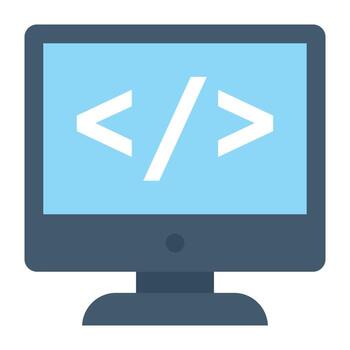 Trendy Coding Concepts vector