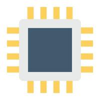 Trendy Microprocessor Concepts vector