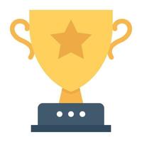 Trendy Trophy Concepts vector