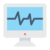 Ecg Machine Concepts vector