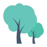Shrub Tree Concepts vector