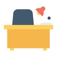 Trendy Desk Concepts vector