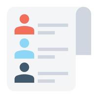 Trendy Checklist Concepts vector