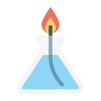 Trendy Flask Concepts vector