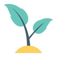 Trendy Sapling Concepts vector