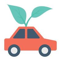 conceptos de coches ecológicos vector