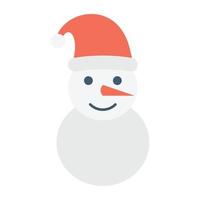 Trendy Snowman Concepts vector