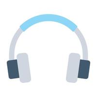 conceptos de auriculares de moda vector