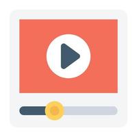 Video Player Concepts vector