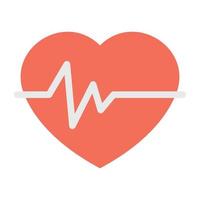 Trendy Heartbeat Concepts vector